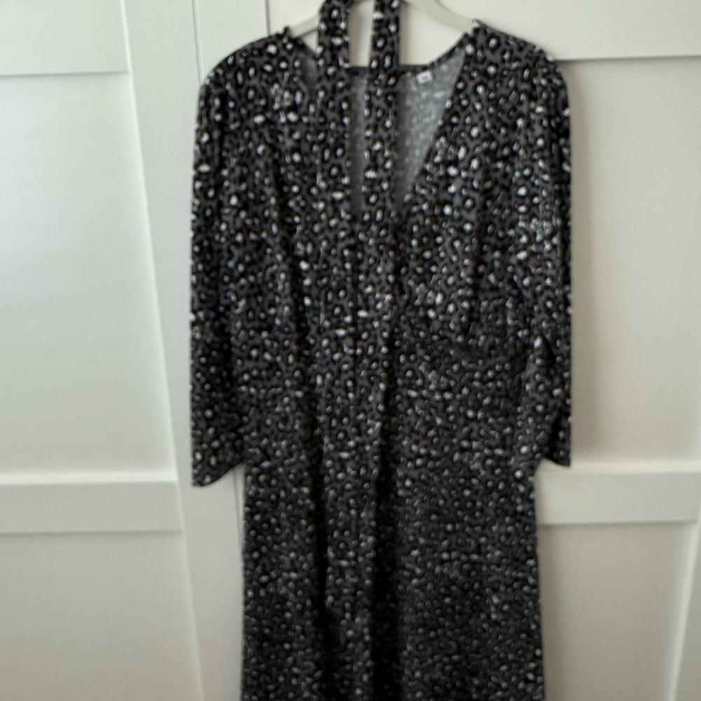 Black and Silver Dress